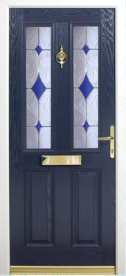 Altmore-Blue-Diamond Composite Door