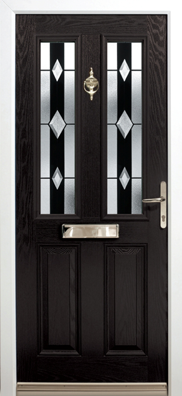 Altmore-Ebony-Diamond Composite Door