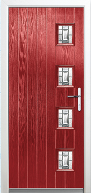 Cottage 4 Prairie Composite Door
