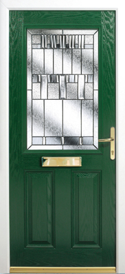 Parama Zinc Prairie Composite Door